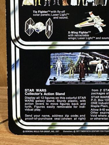 Vintage Star Wars Original Death Squad Commander on Custom 12 Back A NEW HOPE - Picture 7 of 10
