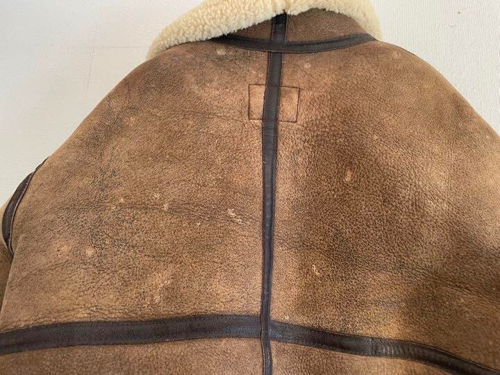 AVIREX Type B-3 Flight Mouton Leather Jacket Size 38 Made in AVIREX Type B-3 Flight Mouton Leather Jacket Size 38 Made in