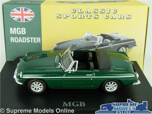 MGB ROADSTER MODEL CAR 1:43 SCALE GREEN CONVERTIBLE ATLAS NOREV CLASSIC SPORTS K - Picture 2 of 4