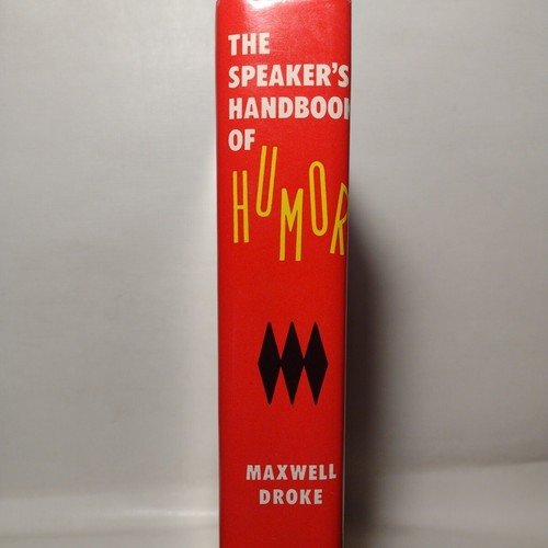 Vintage The Speaker’s Handbook of Humor by Maxwell Droke -1956 -HCwDJ -14th Pr. - Picture 2 of 14