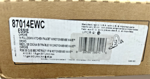 Moen Essie 87014EWC Touchless Pull-Down Sprayer mit Seifenspender Wasserhahn, Chrom - Bild 5 von 6