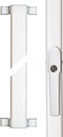 Abus FOS550 E Weiß - Secvest Funk-Fensterstan­Genschloss AL0125