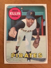 1969 Topps - #286 Dock Ellis (RC)