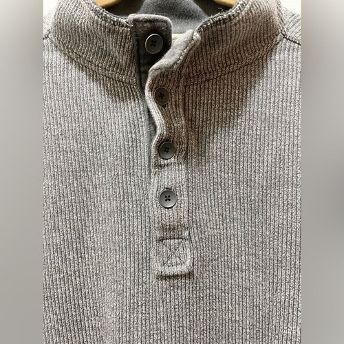 Tommy Bahama Herren Pullover Knöpfe Größe L grau - Bild 2 von 10