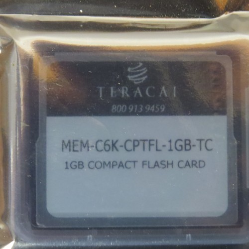 + Teracai MEM-C6K-CPTFL-1GB-TC Compact Flash Memory 2 qty - Picture 2 of 3