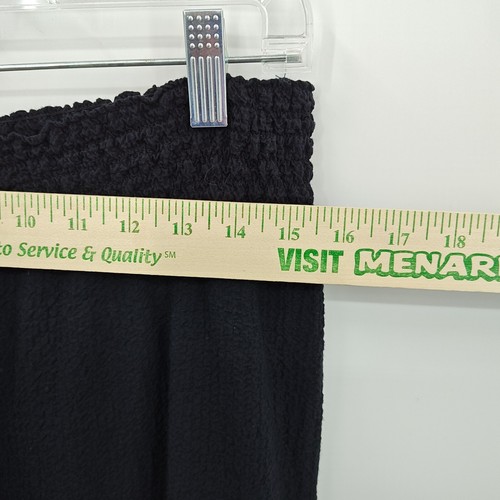 Exofficio Capri Pants Womens Medium Black Elastic Waist Tie Cuffs Inside Pocket - Picture 4 of 10