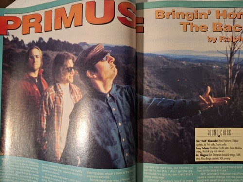Screamer Magazine (Sep 1993) Winger/Primus/Gene Loves Jezebel/Paradise Lost - Picture 4 of 4