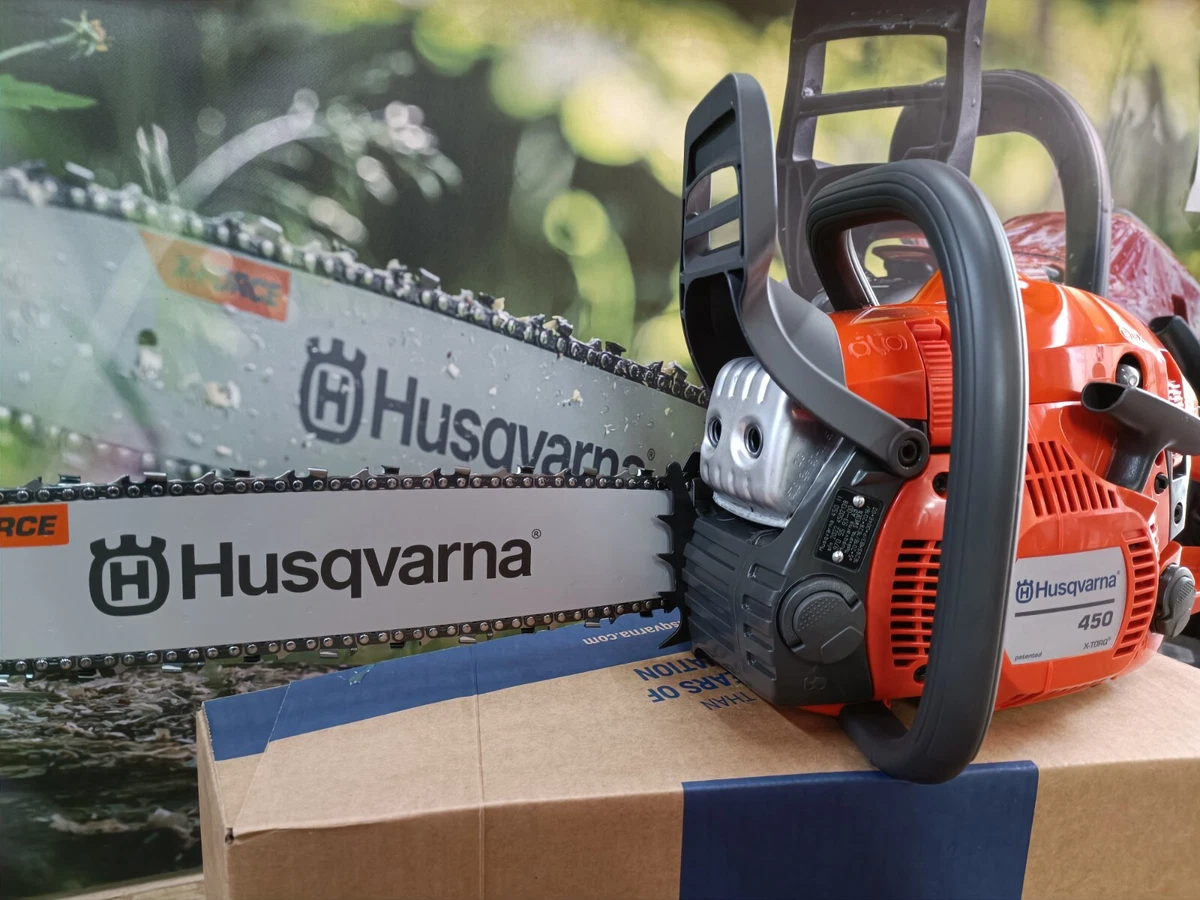 MOTOSEGA HUSQVARNA 450 II X TORQ 50 2cc 2 4Kw BARRA 18