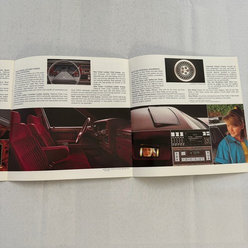 1988 Chrysler New Yorker Car Sales Brochure Catalog Advertising Landau - Picture 3 of 6