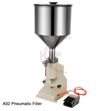 A02 Pneumatic Filling Machine Liquid Paste Bottler Filler Oil Milk Filler 5-50ml