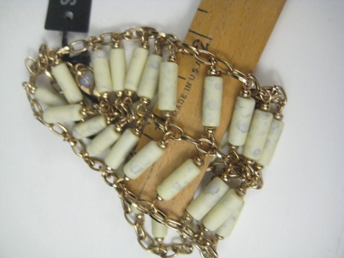 NEW Steve Madden Womens Goldtone Double Chain Bead Bracelet - Picture 6 of 12