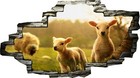 Sheep Lamb Farm Nature Animal 3D Wall Sticker Poster Decal Mural Room Z253