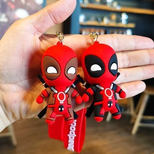 Deadpool Pendant Creative Keychain Car Cartoon Doll Backpack Keychain Gifts - Picture 9 of 28