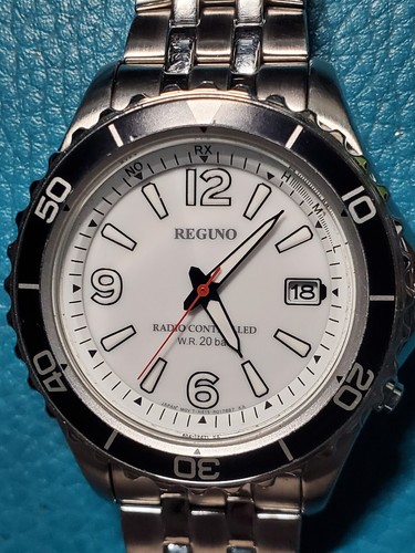 Reguno radio controlled Ref.GN-4-S-12G Stainless Steel Eco-Drive Movement Watch - Picture 2 of 8