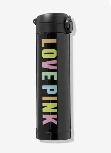 Victoria's Secret Pink Ombre Regenbogen Thermosbecher Flasche Hot Cold Dog 15 fl. Oz. - Bild 2 von 6