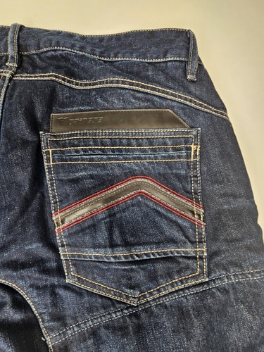 Men's Dainese Denim Jeans Aramid Bonneville Biker Italy Blue 35x32 Slim - Picture 8 of 12