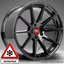 22 Zoll T3 Alufelgen 9,5x22 5x112 ET20 in schwarz glänzend für Audi und BMW