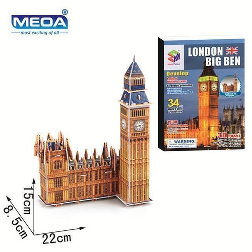 New 3D Puzzle DIY World Famous Architecture Building Puzzles Toys Gift Model - Picture 45 of 58