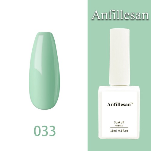 Anfillesan Colour Gel Nail Polish UV LED No Wipe Gel Top Coat Manicure Nail Art - Picture 78 of 178