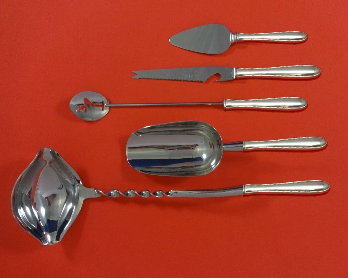 Towle Silver Flutes Antique US Sterling Silver Flatware Sets for