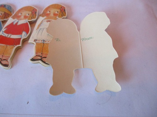 6 VTG 1982 Merrimack Doll Gift Cards 3" - Picture 2 of 3