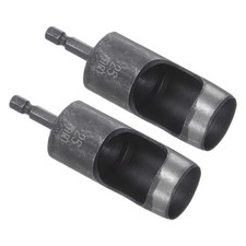 2pcs Leather Hole Punch 25mm Dia High Carbon Steel Round Hollow Punch
