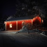 12M Led Lichterkette Lichtvorhang Eisregen Lichtnetz Warmweiß Weihnacht 360 Leds