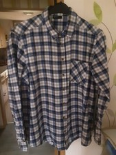 Herren Flanell Hemd Langarm L