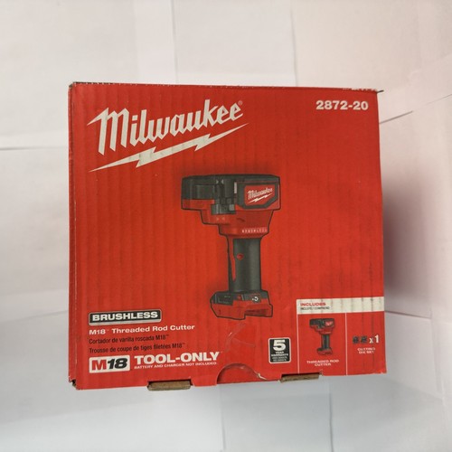 Milwaukee M18 Brushless Threaded Rod Cutter (Tool Only) 2872-20 - New - Open Box - Picture 15 of 17