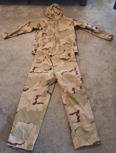 ECWCS Military Goretex Parka Hose Set Cold Weather Desert Camouflage Gr. LL - Bild 3 von 10