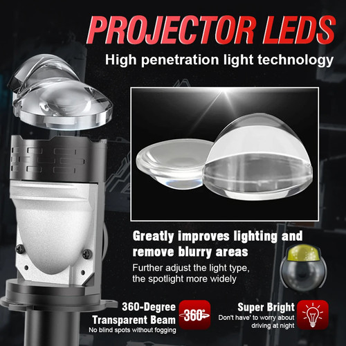 Mini Bombillas LED H4 800000LM Coche 2000W Auto Moto Turbo Lámparas Luz Alta Baja - Imagen 11 de 24