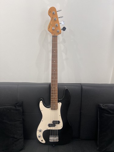 Encore Linkshänder Black Bass E-Gitarre 4 Saiten 4/4 kostenlose Fracht 🤩