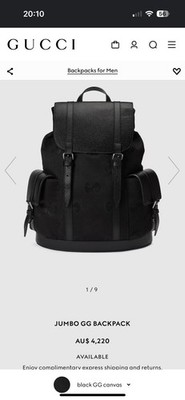 Gucci Jumbo GG Backpack – Brand New With Tags – Authentic 