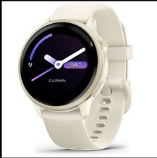 Garmin vivoactive 6 GPS Smartwatch Elite Fitness Lunar Gold with Bone Band 
