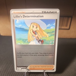 Lillie's Determination (Reverse Holo) 119/132 Uncommon Pokemon Mega Evolution NM