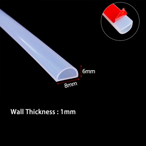 Adhesive D-Shaped Seal Strip - for Cabinet/Door Soundproofing | Silicone - Picture 48 of 89