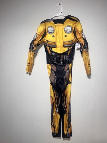 Boys’ Transformers Bumblee Muscle Costume - Picture 2 of 7