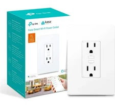 Kasa Smart Plug KP200, In-Wall Smart Home Wi-Fi Outlet Works with Alexa, Google 