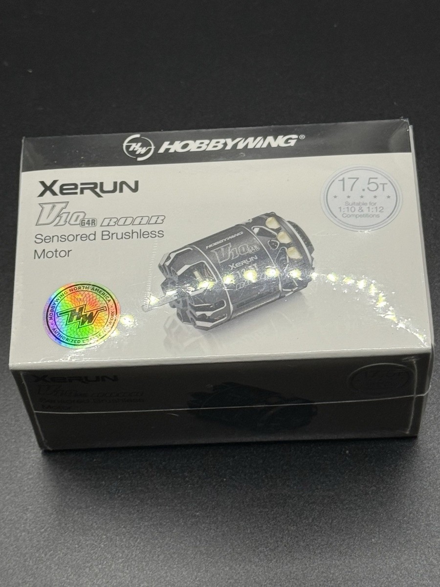 1OBBYWING-G4R-17.5T美品 Hobbywing Xerun V10 G4R Competition Stock Brushless Motor
