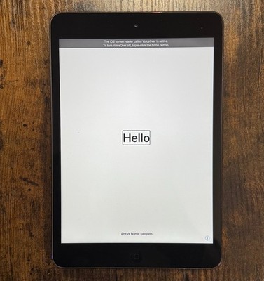 Apple iPad mini 2 A1489 ME779LL/A 7.9 inches 16GB, Space Gray - Good Condition