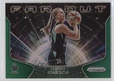 2021 Panini Prizm WNBA Far Out Green Prizm Sabrina Ionescu #9 10k8