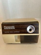 Vintage Auto Stop Panasonic Electric Pencil Sharpener KP110 - Works Great