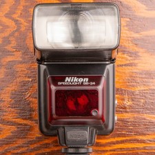 Nikon SB-24 Hot Shoe Mount Speedlight Camera Flash Tested Working