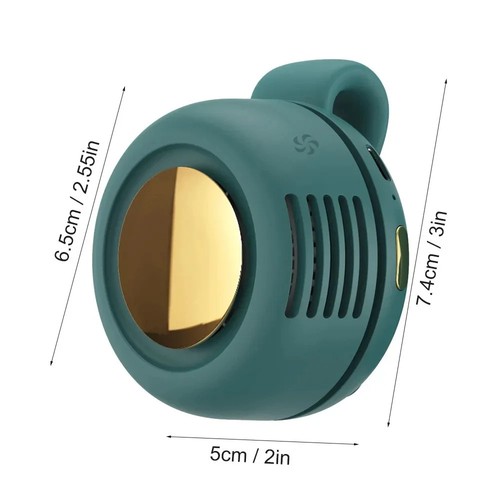Silent Mini Bladeless Electric Fan Portable Clip On Fan for Shirt Waist Neck - Picture 13 of 20