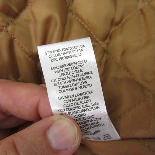 NWT Weather Proof Mens Workwear Vest XL Tan Canvas Twill Quilted Lining Heavy - Picture 6 of 11