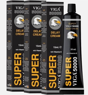 (Pack of 2) Viga 50000 Delay Cream for Men   Vitamin E Formula   15ml