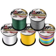 109Yds 100M 8Strands 6LB-300LB PE Dynema Braided Fishing Line Abrasion Resistant