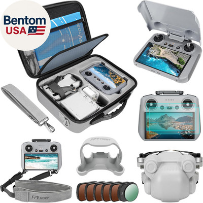 Mini 4 Pro Accessories Bundle - 7-IN-1 Kit, Carrying Case, ND Filter Set, RC2 Su