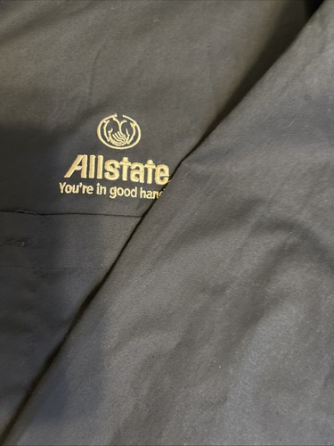 Allstate Employee 5 XLT Blue Long Sleeve Shirt Button Down Pocket Embroidered - Picture 10 of 11