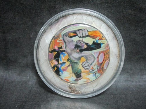 Medaille - Harry Potter 2002 "Kampf gegen den Troll" farbl. PP   GS9750 - Picture 1 of 3